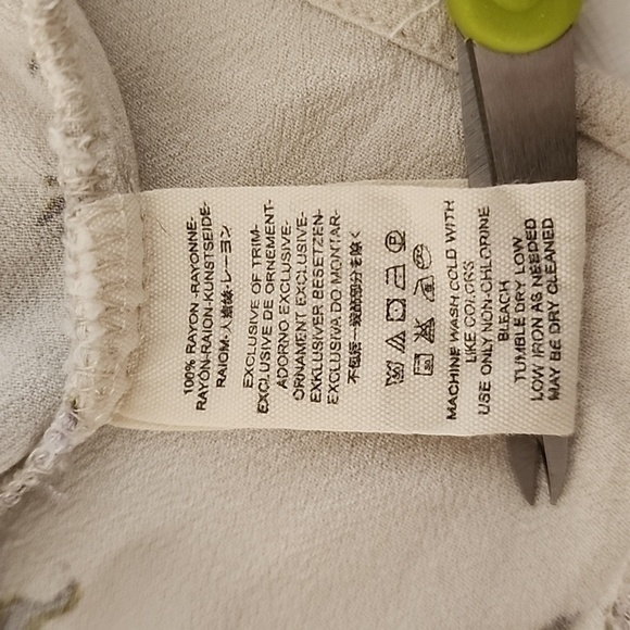 Free People Aloha State Of Mind Patchwork Peplum Blouse Size Small - Picture 9 of 10